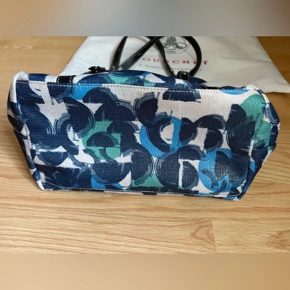 H&M Blue and Green Patterned Bag - Picture 2 of 6